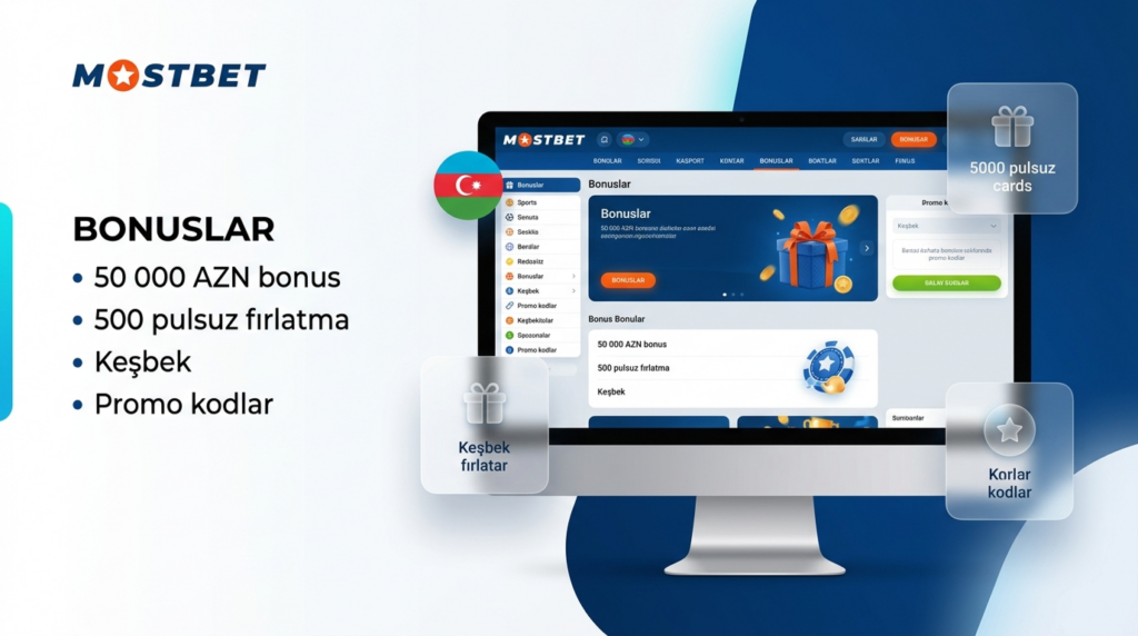Mostbet saytında bonus təklifləri və promosyonlar